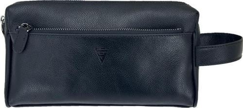 Hakiki Deri CA250 Dopp Kit El Çantası Siyah
