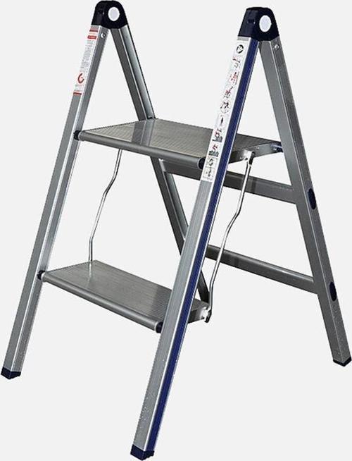 2 Basamaklı MR113 Katlanabilir Ev Ofis Tipi Merdiven