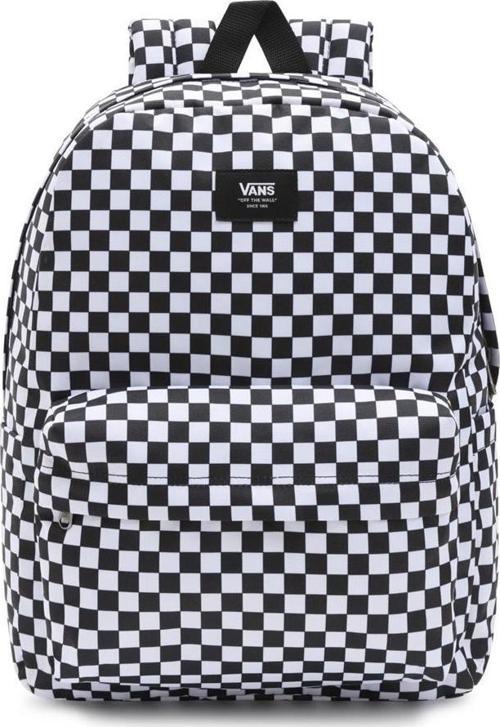 Old Skool Check Sırt Çantası Siyah Beyaz