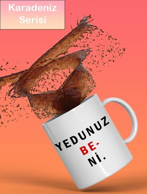 Karadeniz tasarımlı komik yazılı kupa bardak, şiveli komik kupa bardak, karadenizli bardak