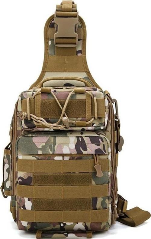 Taktikal TK1001 Bodybag Çapraz Askılı Çanta Kamuflaj