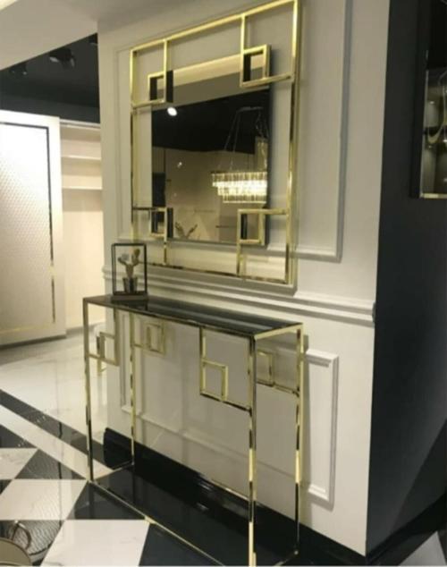 Marisa Gold Dresuar&konsol Ayna Takım