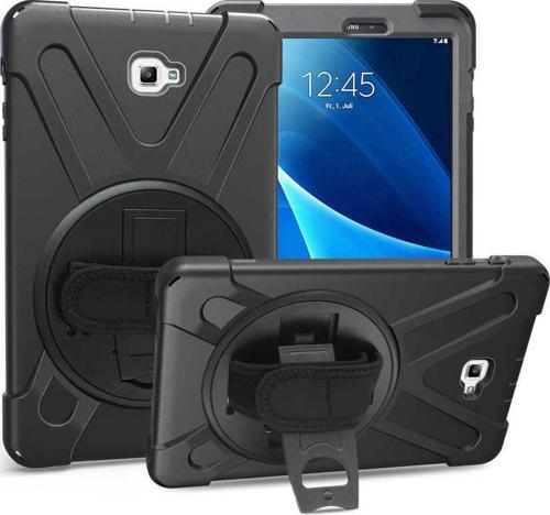 Samsung Galaxy Tab A Kılıf Stand ve Askılı Military Amazing Defender Zırh Özellikli