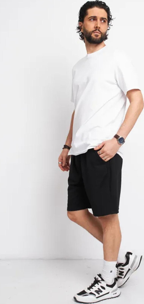 Unisex Pamuklu Rahat Penye Şort