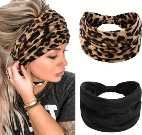 2'li Saç Bandı, Yoga Saç Bandı Pamuklu, Bandana