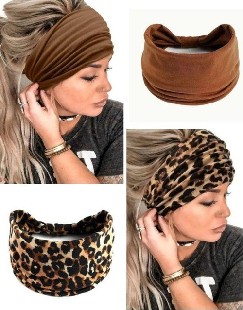 2'li Saç Bandı, Yoga Saç Bandı Pamuklu, Bandana