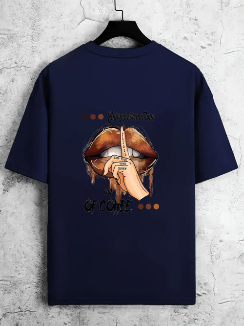 Unisex Enjoy Personel Time Baskılı Tasarım Tshirt