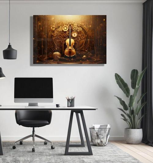 Dekoratif Tablo Premium Kalite Büyük Duvar Tablolari Modern Cam Soyut Tablo Bohem Salon Tabloları