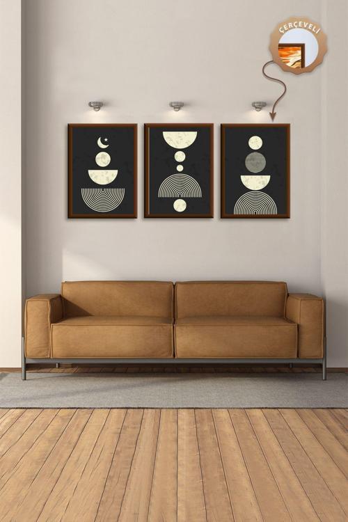 Dekoratif Tablo 3Lü Tablo Mutfak Duvar Tablosu Mdf Yatak Odası Tablo Seti Salon Tablo Modern Tablo