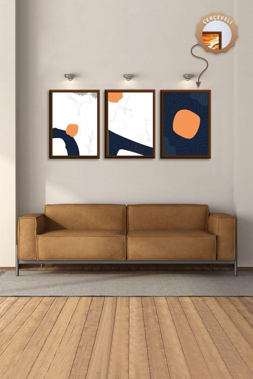 Salon Tablo Mutfak Duvar Tablosu Mdf Dekoratif Tablo Yatak Odası Tablo Seti Modern Tablo 3Lü Tablo