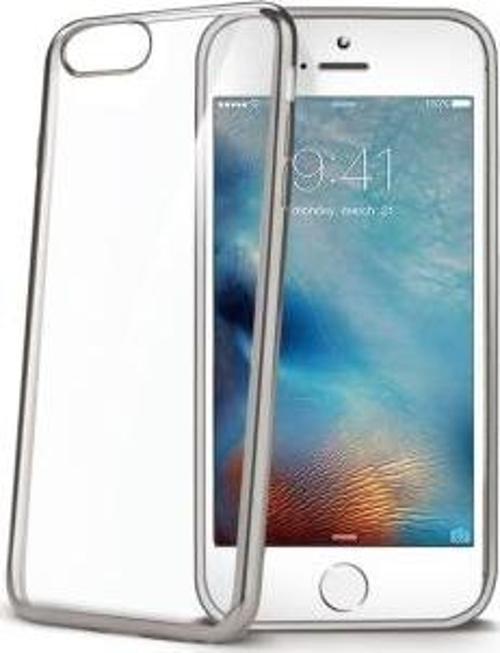 Apple iPhone  6/6S Lazer Silikon Kılıf - Gümüş