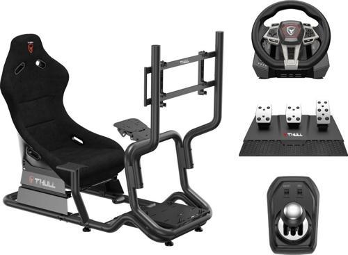 Gaming Yarış Si̇mülatörü Kokpi̇ti̇ ve Yarış Di̇reksi̇yon Viites Pedal Seti̇ Thl-Gdpcr-01