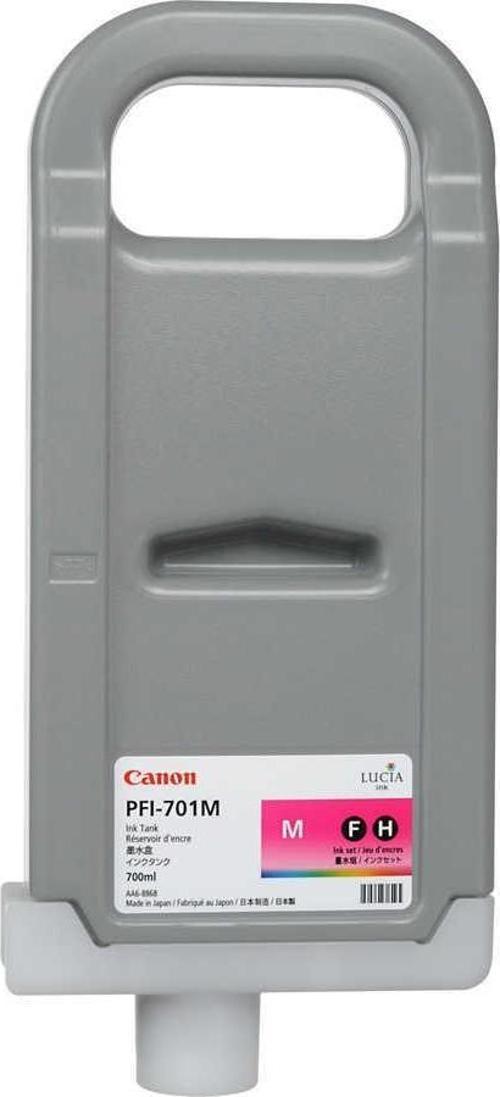 Feyza Bilişim® Canon PFI-701 M (Magenta) Kırmızı Orijinal Mürekkep Kartuş 700 ml. (0902B005)								