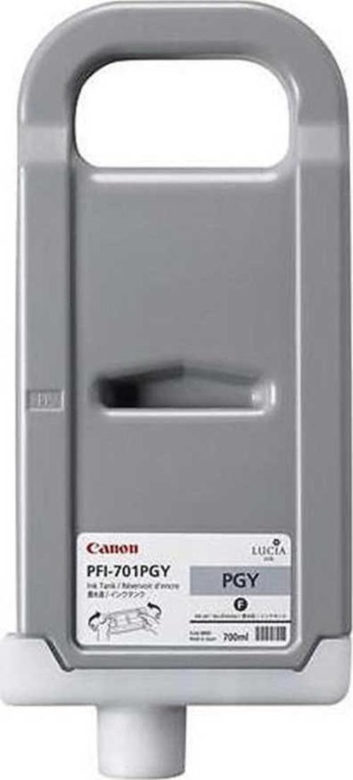 Feyza Bilişim® Canon PFI-701 PGY (Photo Gray) Fotoğraf Gri Plotter Orijinal Mürekkep Kartuş 700 ml. (0910B001)