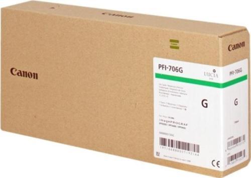 Feyza Bilişim® Canon PFI-706 G (Green) Yeşil Plotter Orijinal Mürekkep Kartuş 700 ml. (6688B001)