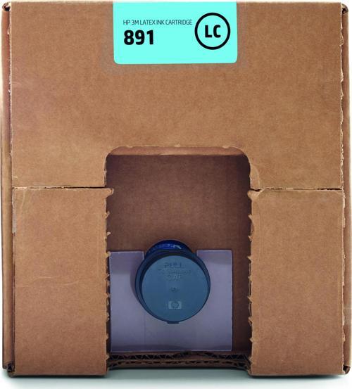 Feyza Bilişim® HP 3M 891 LC 10 Litrelik Light Cyan Latex Mürekkep Kartuşu (G0Y76A)								