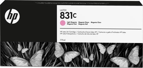 Feyza Bilişim® HP 831C Light Magenta 775 ml. Açık Macenta Orijnal Latex Mürekkep Kartuşu (CZ699A)								