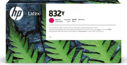 Feyza Bilişim®HP 832Y 1 litrelik Magenta Latex Orijinal Mürekkep Kartuşu (4UV07A)