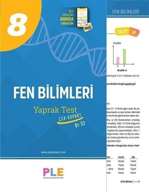 8.Sınıf - Fen Bilimleri - Yaprak Testi (1-32)