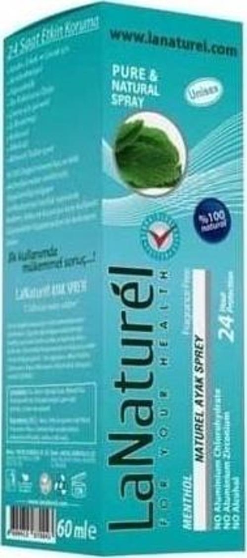 Doğal Ayak Kokusu Için Sprey 60 ml Menthol
