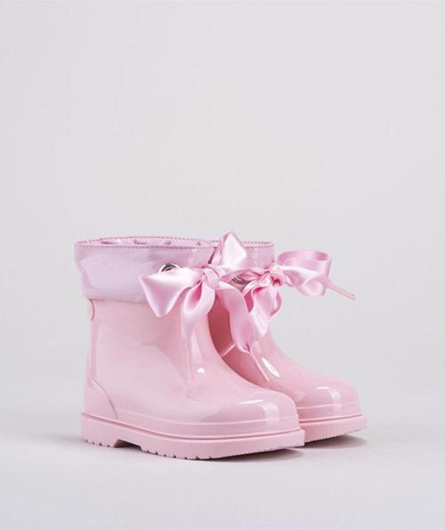 W10238 Bimbi Lazo Kız Çocuk Pembe Yağmur Çizmesi