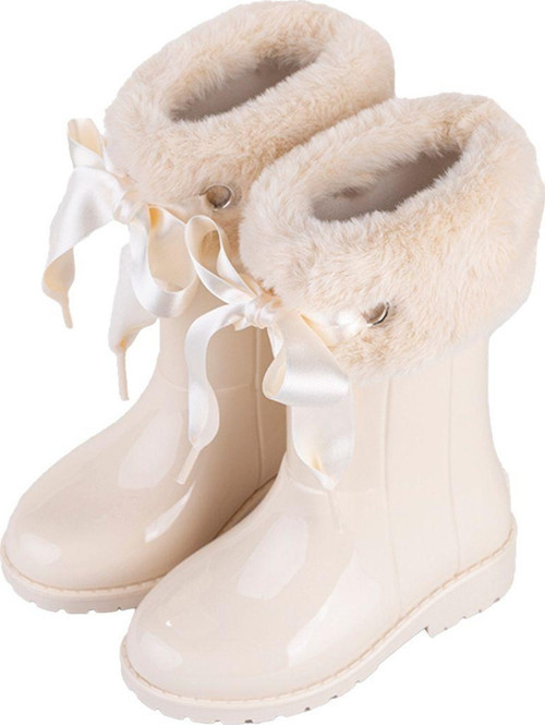 Campera Charol Soft Kız Çocuk Sedef Rugan Yağmur Çizmesi