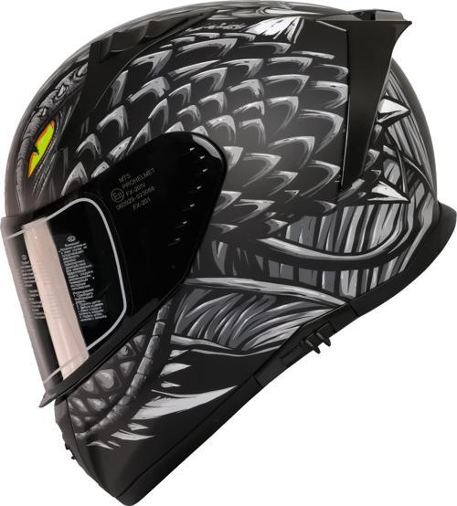 801 DRAGLAX GREY FULL FACE KASK