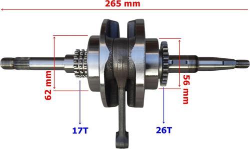 7SU0118RKS-PRV RKS PRİVATE 125 KRANK KOMPLE ORJİNAL