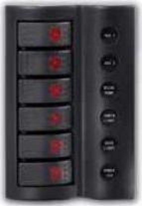 Swıtch Panel 6 Lı Çift Led