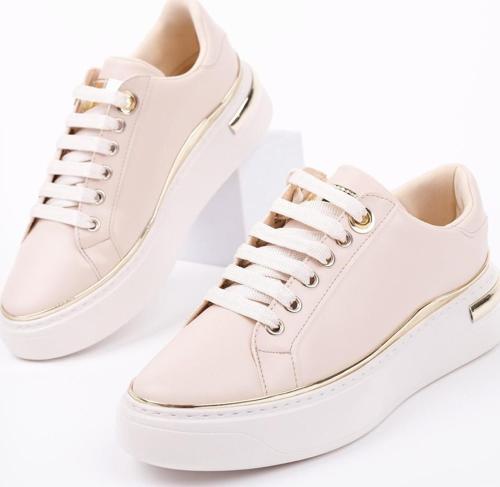 SVETLANA İnce Şerit Detaylı Bağcıklı Günlük Kadın Sneaker Spor Ayakkabı