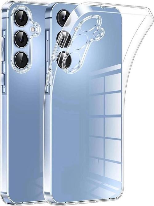 Galaxy S25 Uyumlu Kılıf Kamera Korumalı Şeffaf Esnek Renksiz Silikon Kapak