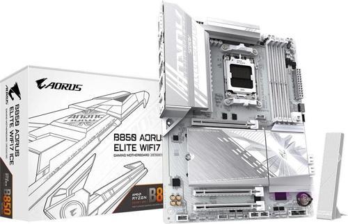 B850 AORUS Elite WIFI 7 ICE DDR5 8200 (OC) M.2 AM5 ATX Anakart