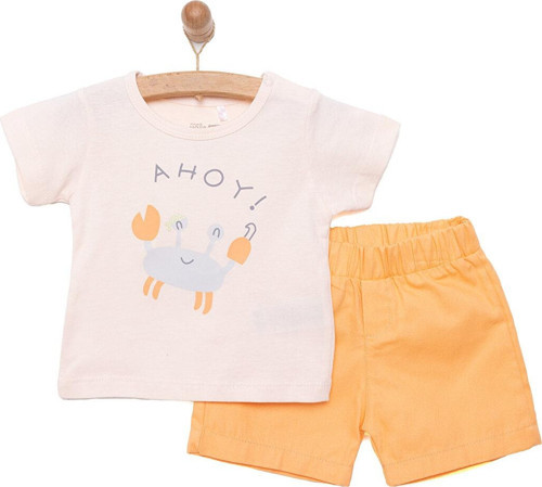 HelloBaby Yenidoğan Tshirt-Şort Erkek Bebek