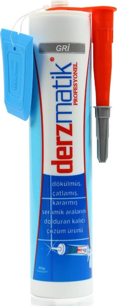 Profesyonel Derz Silikon Gri Kartuş 450gr