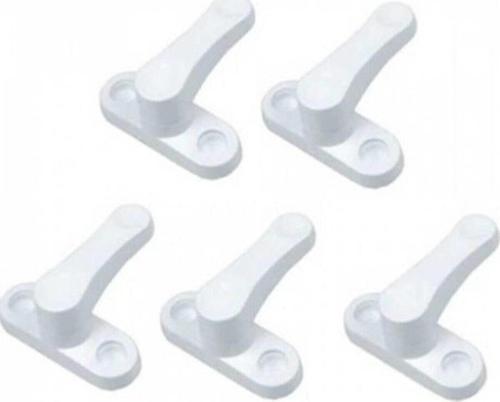 Çekmeli Kilit Plastik Pencere Emniyet Kilidi,Güvenlik Emniyet Kilidi (5 ADET) Beyaz Renk