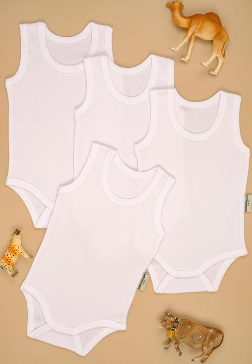Pamuk Atlet 4'lü Paket Çıt Çıt Zıbın