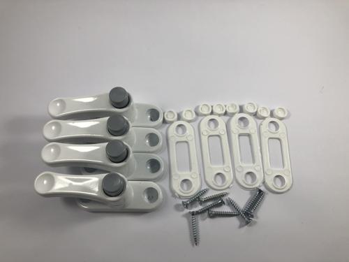 Metal Emniyet Kilidi Pimapen Kilidi Güvenlik Düğmeli Metal Kilit (4 Adet)