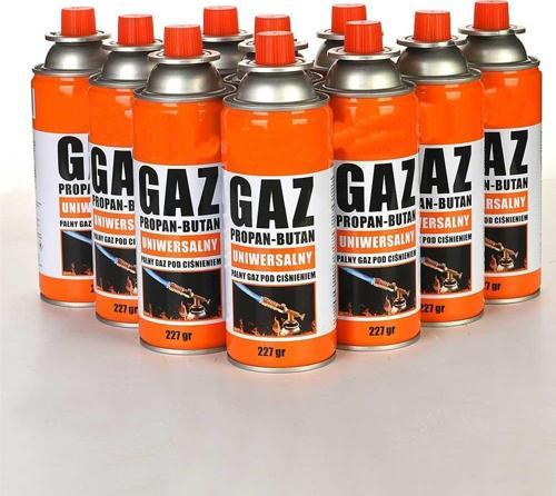 Kamp Ocak Gazı Valfli Kartuş 227GR - 10 Adet