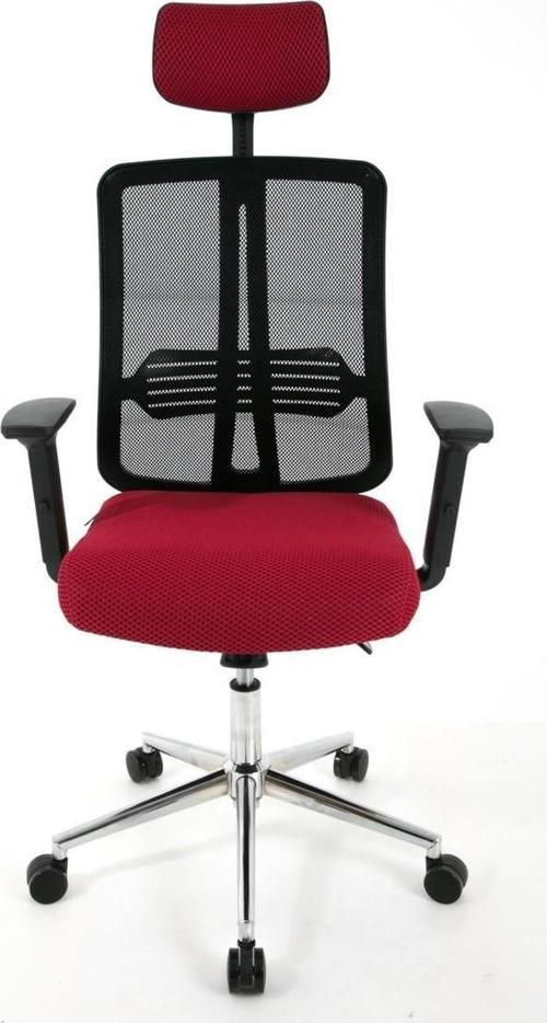 | Comfort Ofis Koltuğu Çalışma Koltuğu |kırmızı Krom Yıldız Ayak