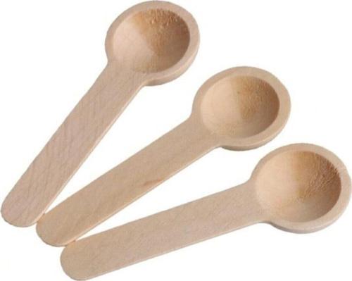 12 Adet Ahşap Mini Baharat Kaşığı