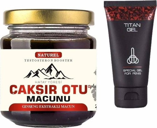 Hatay Yöresi Çakşır Otu Macunu Plus + Titan Jel 50 Ml