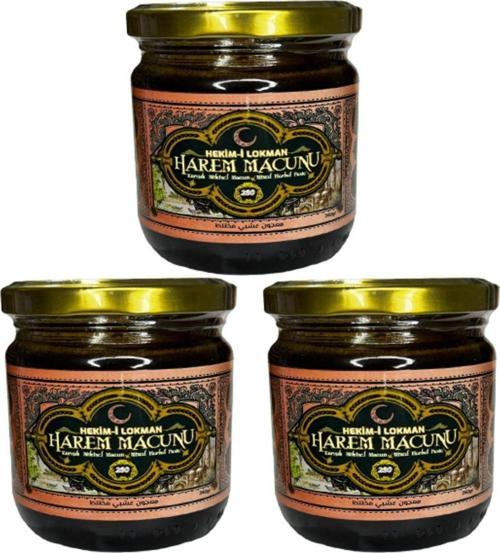 Harem Macunu 260 Gr Ginsengli Bitkisel Pekmez Karışımlı Macun (3 Adet)