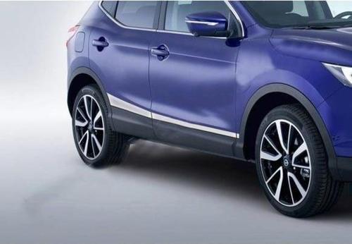 Nissan Qashqai Uyumlu Yan Kapı Çıtası -2014 Paslanmaz Çelik Parça