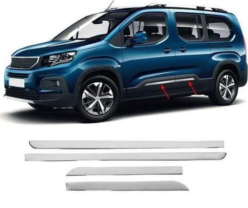 Peugeot Rifter Uyumlu Yan Kapı Çıtası -2019 Paslanmaz Çelik Parça