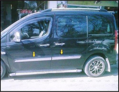 Peugeot Tepee Uyumlu Yan Kapı Çıtası 2008-2016 Paslanmaz Çelik Parça