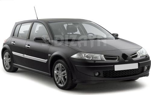 Renault Megane HB Uyumlu 4 Yan Kapı Çıtası 2016-2021 Paslanmaz Çelik Parça