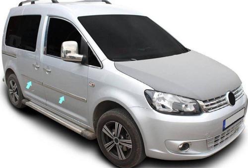 Volkswagen Caddy Uyumlu Yan Kapı Çıtası -2015 Paslanmaz Çelik Parça