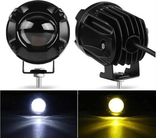 Offroad Sis Lambası 40W Beyaz-Amber Çakarlı 12-30V / Lass297 (ADET)