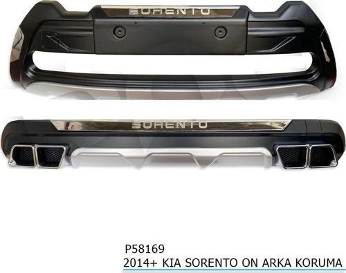 Kia Sorento Uyumlu Ön Arka Koruma 2014-2019 Parça