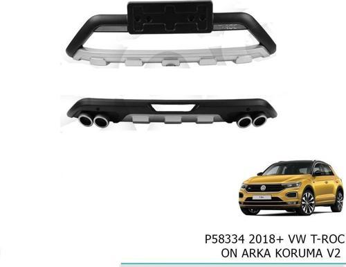 Volkswagen T-Roc Uyumlu Ön Arka Koruma 2018+ Parça